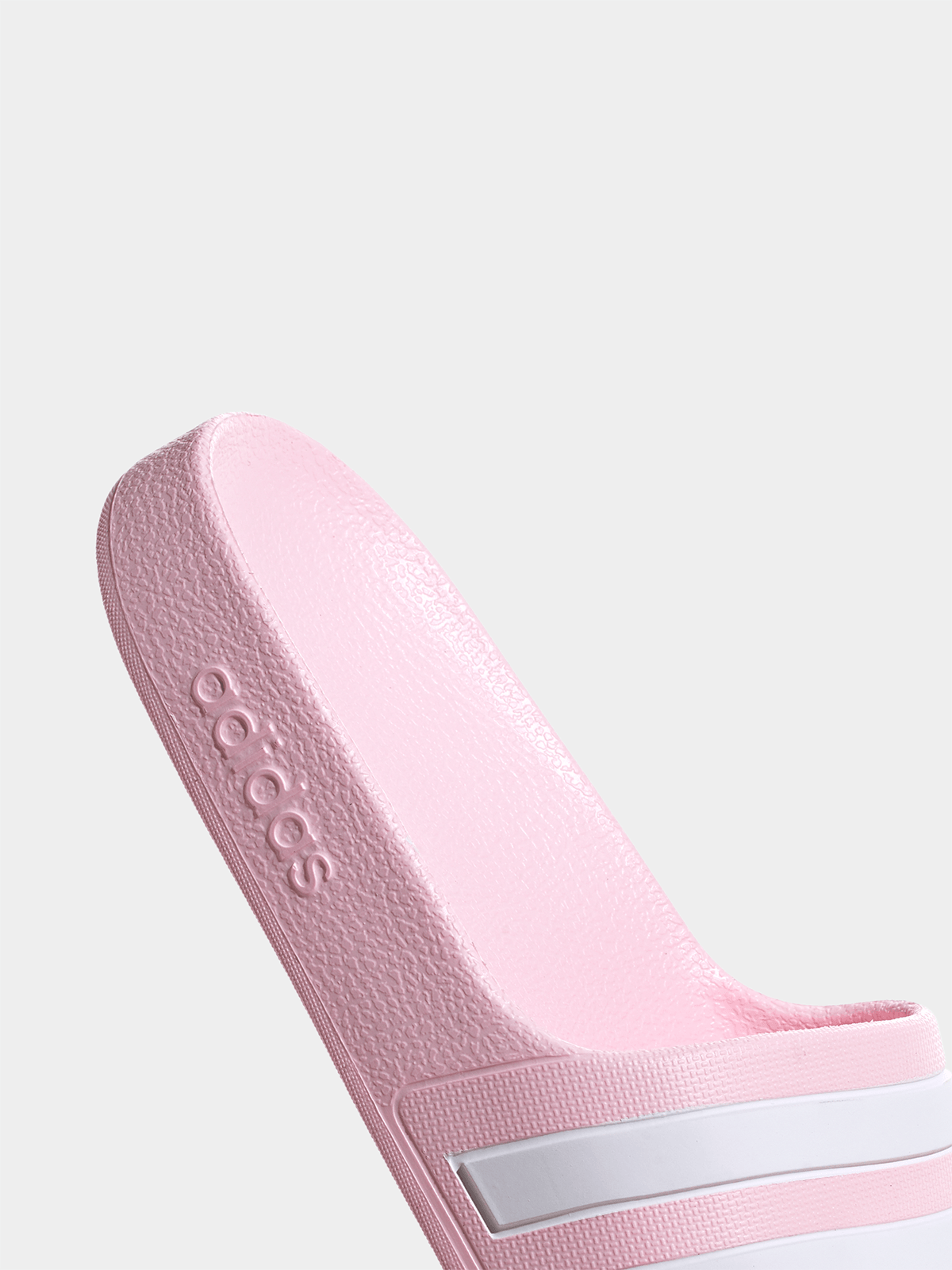 adidas Junior Grade-School Adilette AquaPink/White Slides adidas